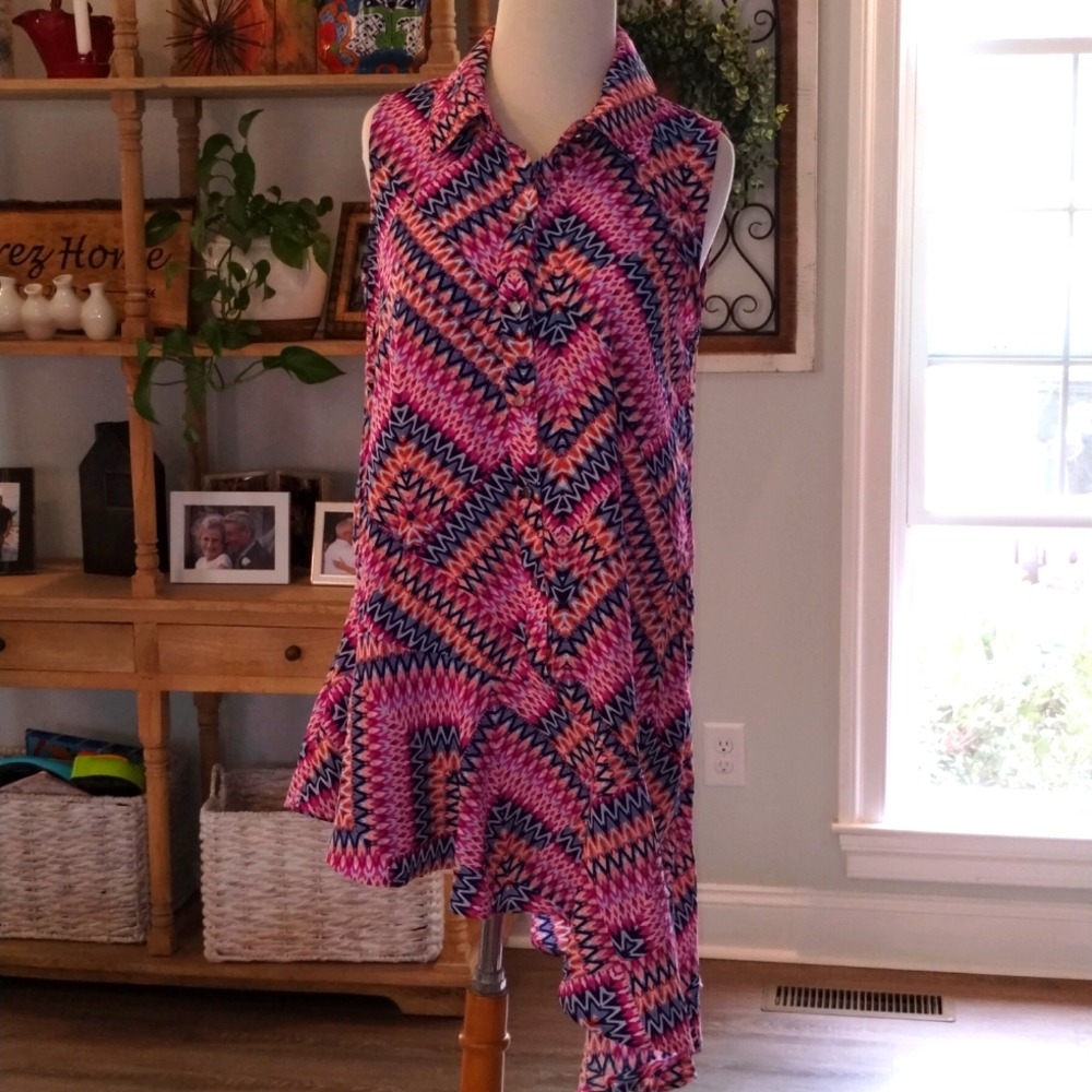 Asymmetrical tunic